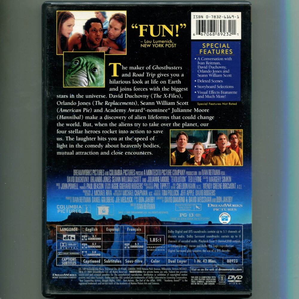 2001 Evolution DVD - Picture 2 of 2